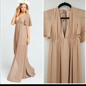 *Show Me Your Mumu Faye Flutter Maxi Dress Size Medium*